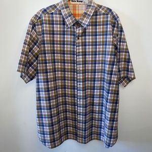 NWOT Taylor Vintage Reversible Men's Plaid Shirt